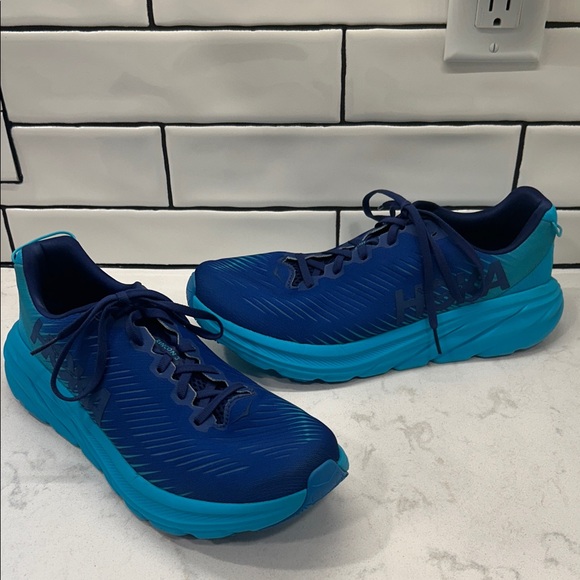 HOKA Men’s Blue Rincon 3 Athletic Running Shoes 10.5 - Picture 14 of 16